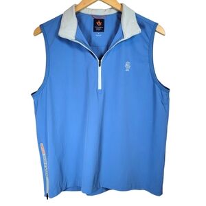 Donald Ross Sport Blue Sleeveless Top Sz S Golf Tennis Pickleball Activewear